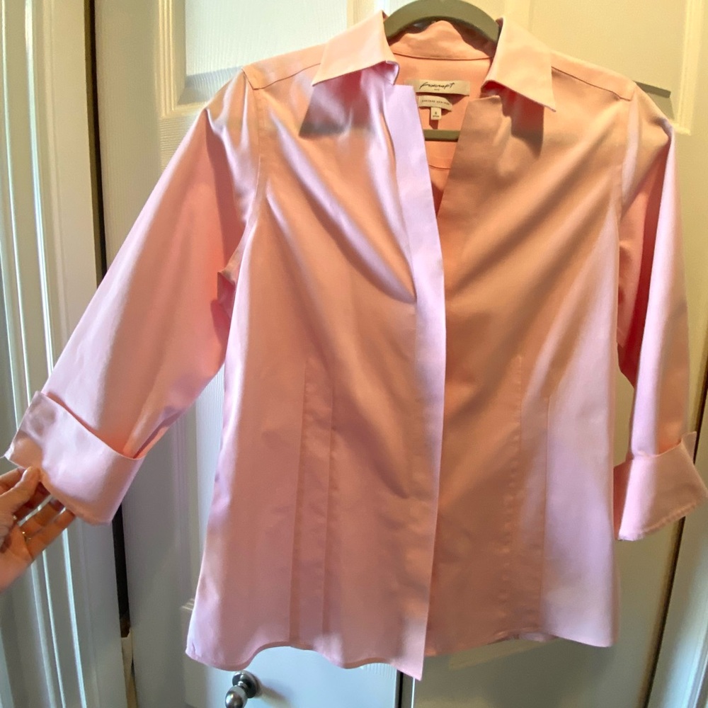 NEW NYC Foxcroft Pink Heritage Shirt